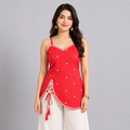 Scarlet Charm Short Kurti
