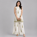 Sage Motif Kurta Set