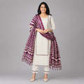 Ivory Plum Grace Kurta Set