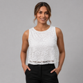 Lace Bloom Sleeveless Top