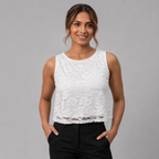 Lace Bloom Sleeveless Top
