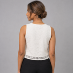 Lace Bloom Sleeveless Top