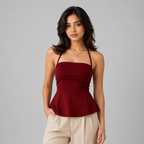 Scarlet Muse Halter Top