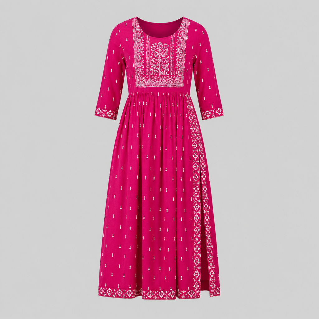 Gulnaar Flared Kurti