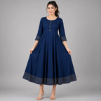 Midnight Grace Flared Kurti
