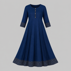 Midnight Grace Flared Kurti