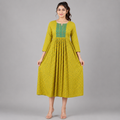 Sunlit Bloom Flared Kurti
