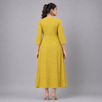 Sunlit Bloom Flared Kurti