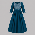 Azure Noor Anarkali Kurti