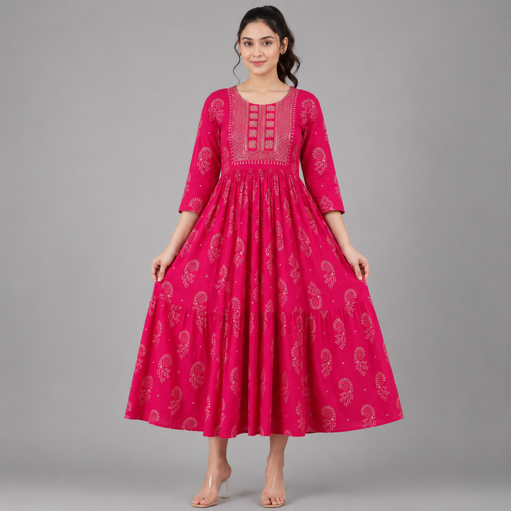 Rosé Royale Anarkali Kurti