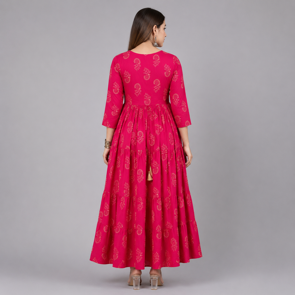 Rosé Royale Anarkali Kurti