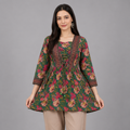 Forest Bloom Short Kurti