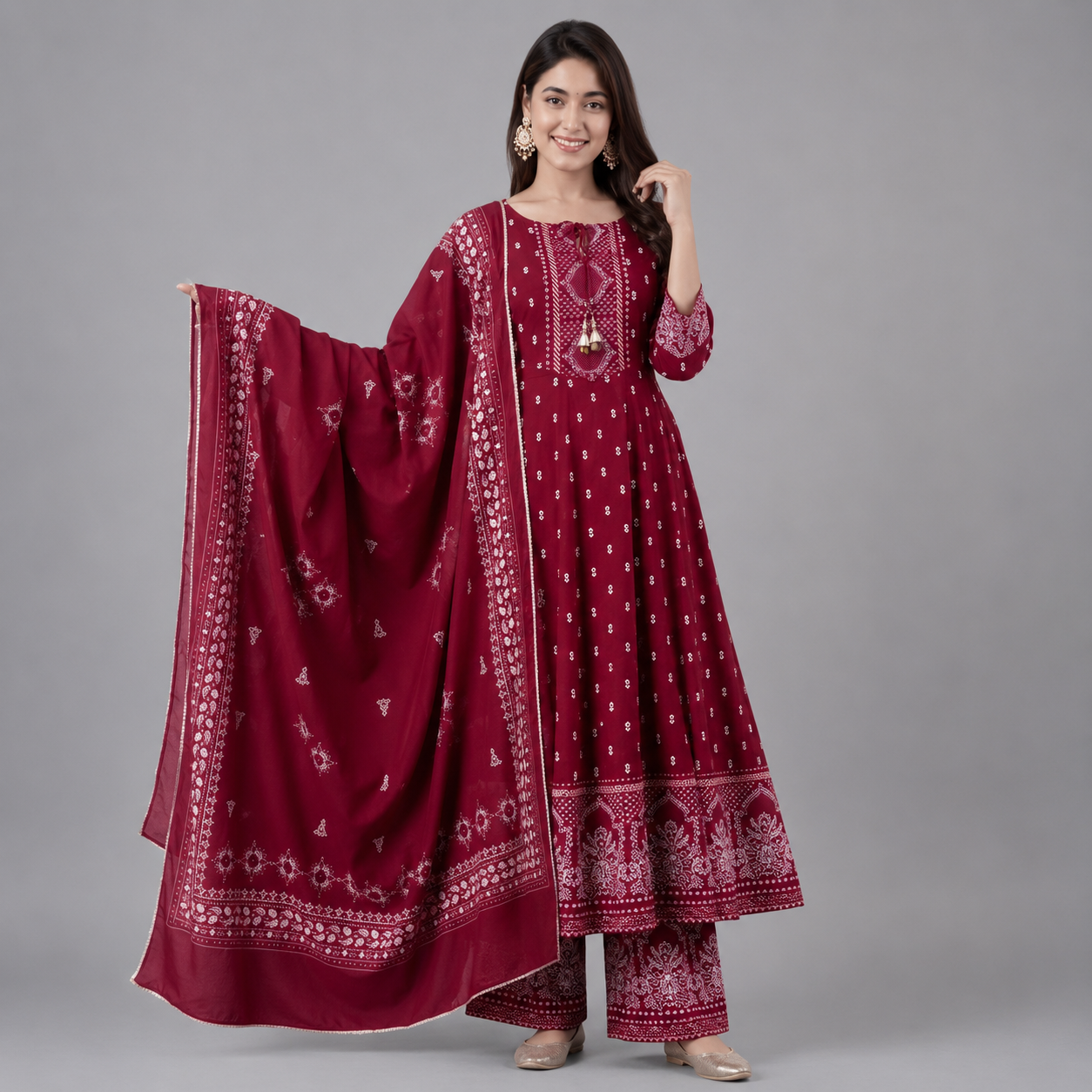 Ruby Noor Kurta Set