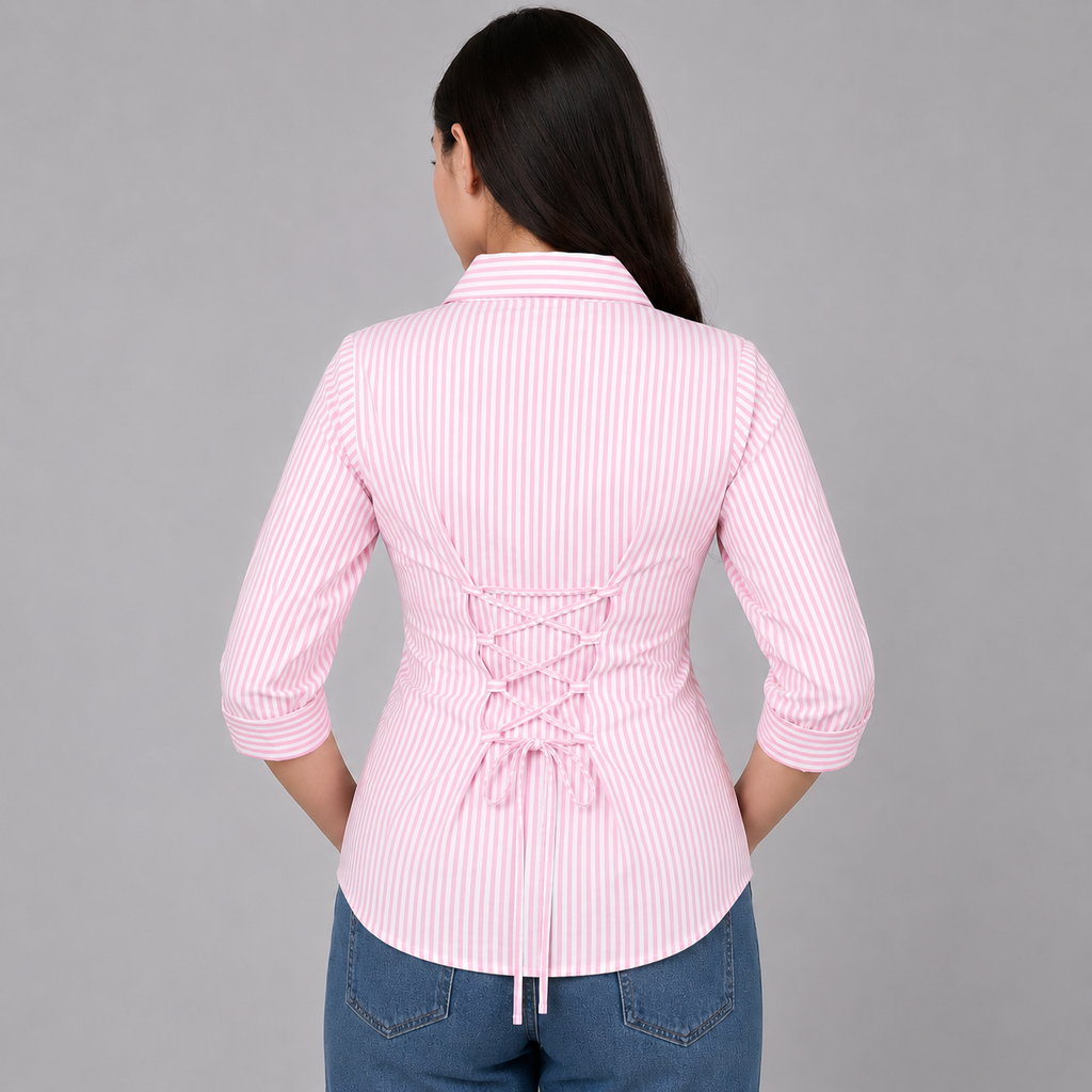 Blush Corset Shirt
