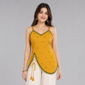Mustard Meadow Short Kurti