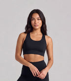 Midnight Black KivaFit Sports Bra