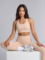 Latte Tan KivaFit Co-ord Set